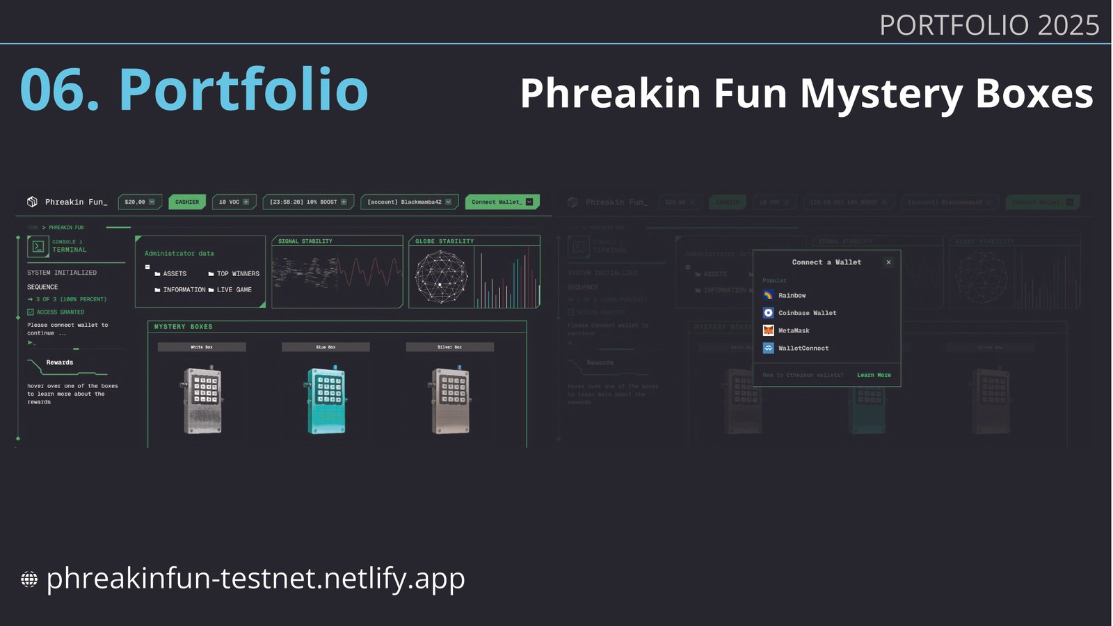 Phreaking Fun Dashboard